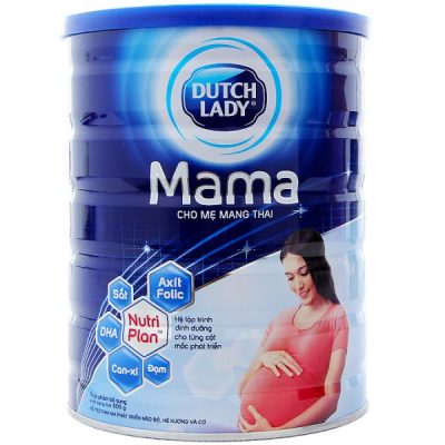 Sữa bột Dutch Lady Mama cho mẹ mang thai lon 900g